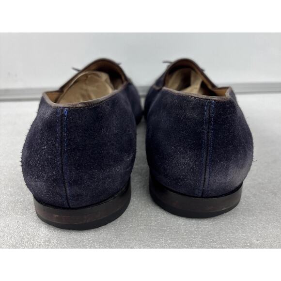 3.D.M Lifestyle Mens Purple Suede Tassel Loafers Dress Shoes US 11-11.5 main image 6